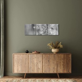 Obraz - Boho pampas grass (s hodinami) (90x30 cm)
