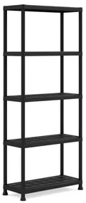 Plastový otvorený regál PLUS 75/5 - 176 x 75 x 32 cm