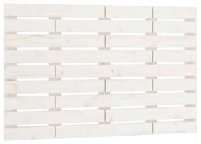 vidaXL Nástenné čelo postele biele 96x3x63 cm masívna borovica
