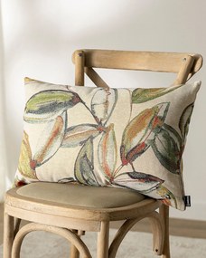 Karin - jednoduchá obliečka, 60x40cm farba produktu béžová látka zapletaná, vzorované