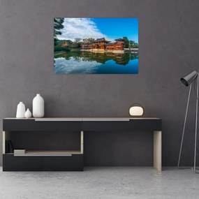 Obraz - Chrám Byodo-in, Japonsko (90x60 cm)