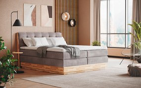XXXLutz BOXSPRINGOVÁ POSTEĽ, 160/200 cm, béžová - Online Only spálne - 00084000565Y