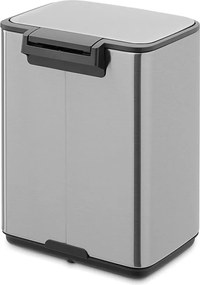 Pedálový oceľový odpadkový kôš v matne striebornej farbe 4 l Bo – Brabantia