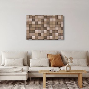 Obraz - Béžové kocky (90x60 cm)