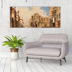 Obraz - Jules-Romain Joyant, The Scuola di San Marco, Venice, reprodukcia (120x50 cm)