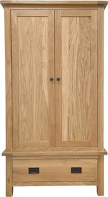 Šatníková skriňa so zásuvkou, 100x57x185 cm