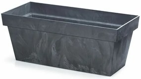 Hrantík CUBE CASE BETON EFFECT antracit 40cm