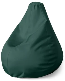 Sablio Sedací vak Pear Lesná zelená 2 - 140 x 100 x 25 cm