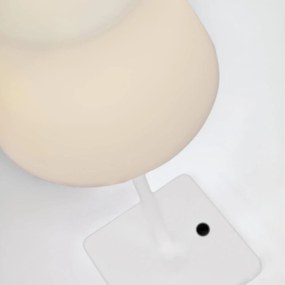 Vonkajšia stolná lampa luney biela MUZZA