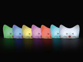 MegaLight - LED RGB Stmievateľná nabíjacia detská dotyková lampa CATTY CAT LED/5V