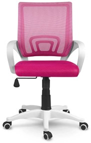 Kancelárska stolička z mikro sieťoviny | ružová