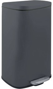 Spirella Pedálový odpadkový kôš soft-close Akira 30 l, matná sivá, 30 l