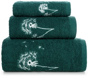 FROTÉ UTERÁK MOLI3 SADA 1KS 30X50 CM, 1KS 50X90 CM, 1KS 70X140 CM TMAVOZELENÁ