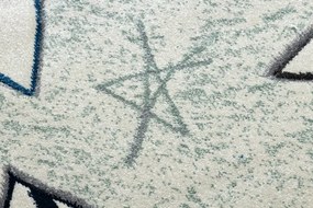 Dywany Łuszczów, Detský kusový koberec Petit Stars blue, 120x170, modrá, detská izba