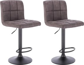 2x Barová stolička Hawaj CL-3232-1 tmavo šedá