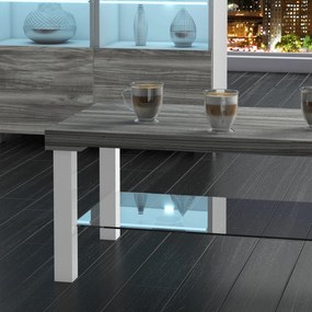 Konferenčný stolík Belini Premium Full Version šedý antracit Glamour Wood Nexum 2
