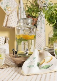 Bavlnená kuchynská zástera s citróny Lemons & Leafs - 70 * 85 cm