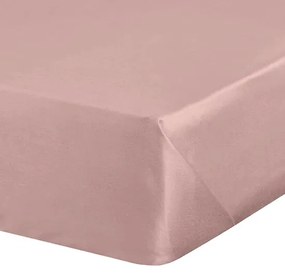 SATÉNOVÉ PRESTIERADLO DINA 180X200 CM PÚDROVO RUŽOVÉ