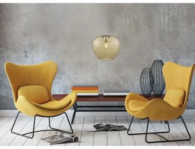 Klausen 111022 - Luster na lanku RAIN 1xE27/11W/230V zlatá