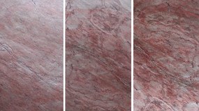 Flexibilný obklad - TERAKOTA, kamenná dyha + epoxidová živica, 610 mm x 300 mm