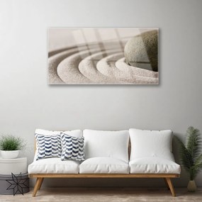 Skleneny obraz Kameň piesok umenie 120x60 cm