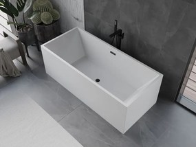 Mexen Vigo, voľne stojaca vaňa 178,5 x 80 cm, biela, čierny matný prepad, 51251788000-70