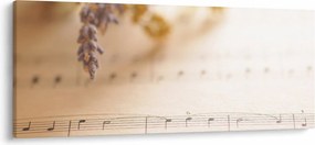Obraz - Pieseň (120x50 cm)