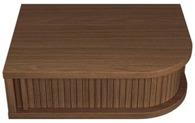 Hnedý nočný stolík v dekore orecha Farsta – Woodman