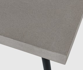 Konferenčný stolík s doskou stola z polycementu