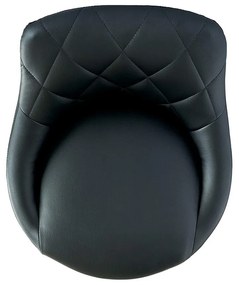 Barové stoličky s operadlom, 2 farby, čierne