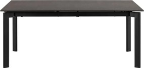 Rozkladací jedálenský stôl Palermo 180/240 cm čierny