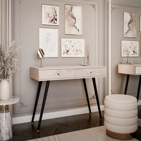 KONZOLA KATHLEEN KAŠMÍR LESKLÝ NA ČIERNÝCH NOŽIČKÁCH