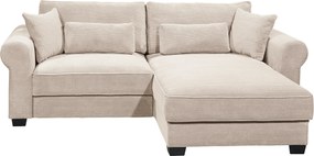 XXXLutz ROHOVÁ SEDAČKA, textil, krémová MID.YOU - Sedačky - 002220051704