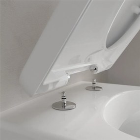 VILLEROY &amp; BOCH Subway 2.0 Comfort WC sedátko s poklopom, s funkciou QuickRelease a Softclosing, biela alpská, 9M86S101