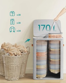 Kôš na bielizeň Daisy Grey 2x85l