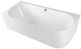 Voľne stojaca vaňa Polysan Sussi 160x70 cm liaty mramor ľavá 90191L, 1 ks