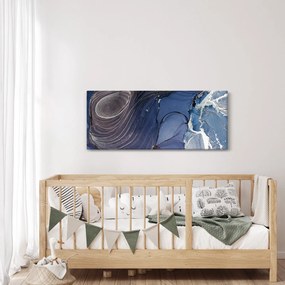 Obraz - Mramorovaný atrament (120x50 cm)
