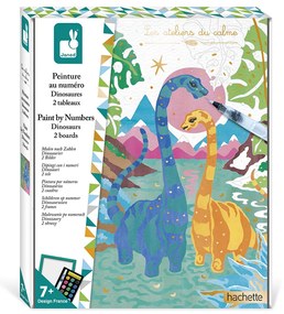 Kreatívna sada Maľovanie podľa čísel Dinosaury Janod Atelier Maxi od 7 rokov