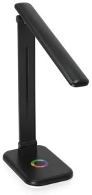 LED RGBW Stmievateľná stolná lampa NOBLITE LED/7W/5V 3000/4000/6500K čierna