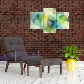 Obraz geometrické abstrakcie (90x60 cm)