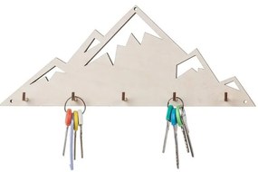 ČistéDrevo Drevený vešiak na kľúče - hory