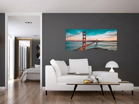 Obraz- Golden Gate, San Francisco (120x50 cm)