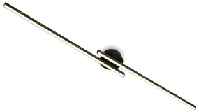 Briloner 3717-025 - LED Prisadený luster REY 2xLED/12W/230V čierna BL1415