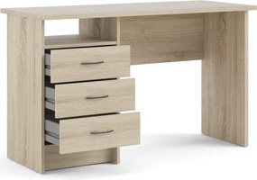 Písací stôl so šuplíkmi FELIX dubový