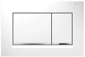Geberit Sigma30, ovládacie tlačidlo Sigma30, biela/chróm, 115.883.KJ.1