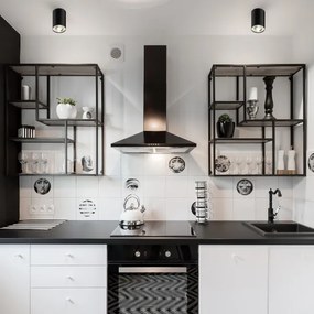 Zuma Line 89201-N - Bodové svietidlo RONDOO 1xGU10/50W/230V čierna