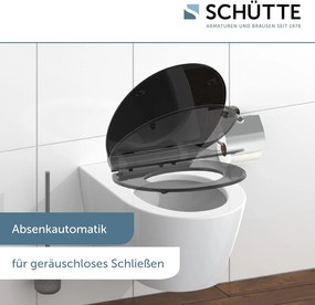 Eisl Sanitär WC sedátko Duroplast Soft Close Slim Black 82710