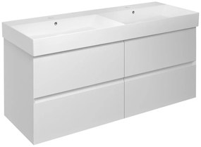 Sapho Sapho, FILENA umývadlová skrinka 118x51,5x43cm, biela mat, FID1212W