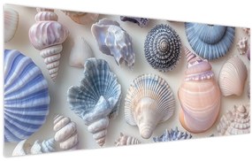Obraz - Zbierka mušlí (120x50 cm)