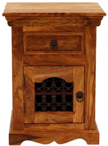 furniture-nabytek.cz - Nočný stolík z masívu z dreva palisander 45x60x40